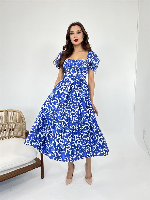 Φόρεμα- Greek Blue&White - Vera Cox