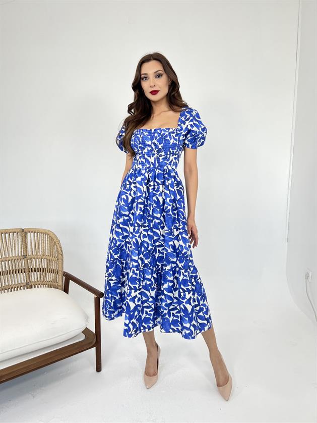 Φόρεμα- Greek Blue&White - Vera Cox