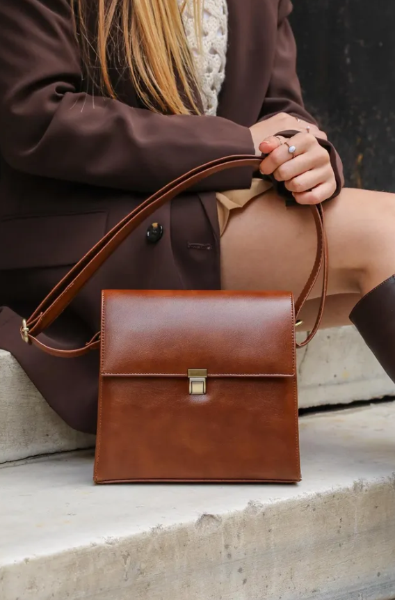 Vintage Τσάντα - Brown - Vera Cox