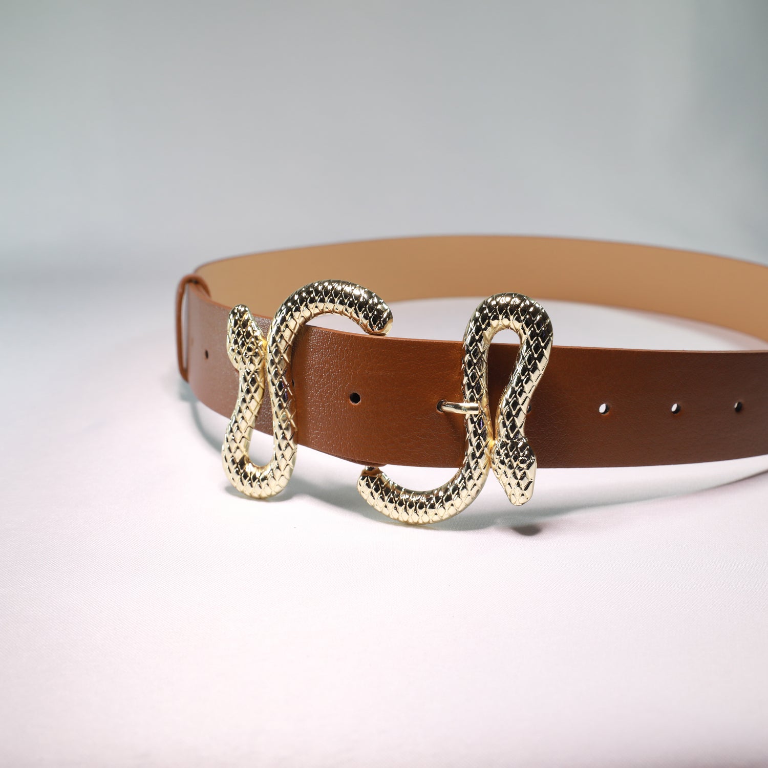 snake belt brown vera cox