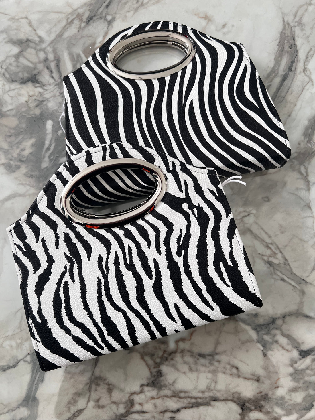 Zebrata Clutch | Vera Cox Τσάντες