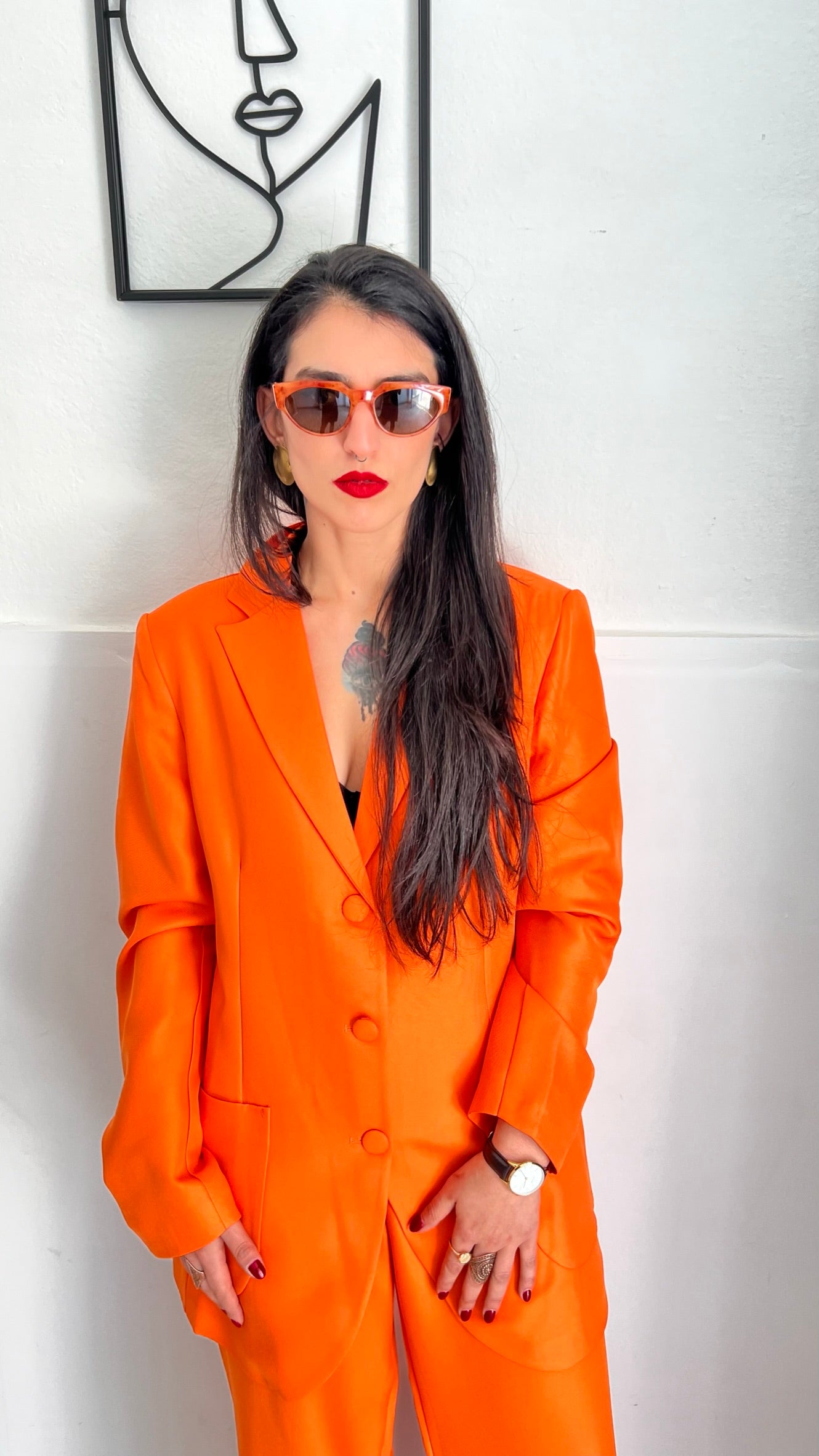 Orange Suit - Blazer&amp;Pants - Vera Cox