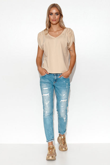  Blouse model 178321 Makadamia 