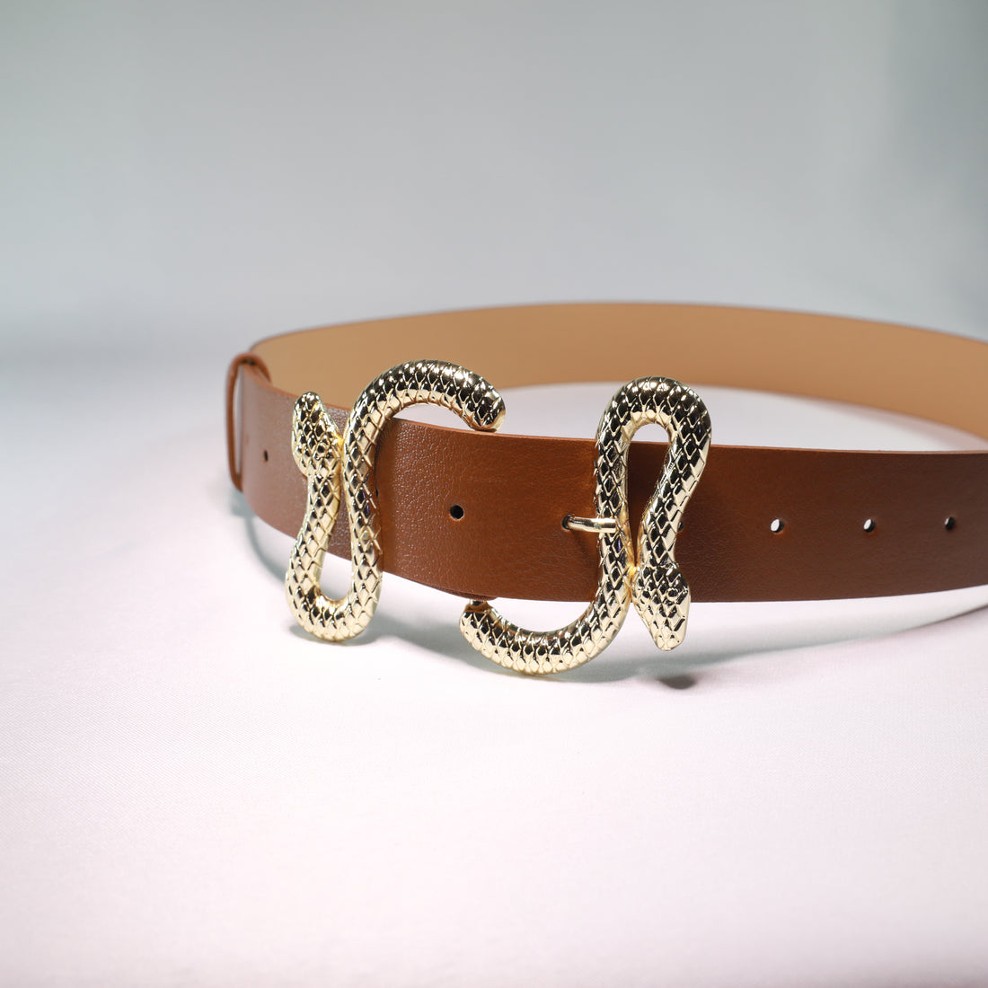 snake belt brown vera cox